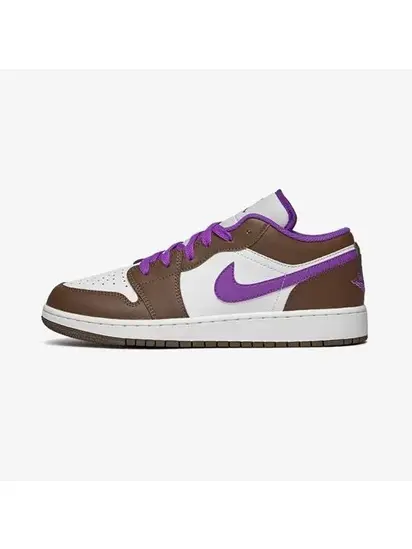 Кросівки Jordan 1 Low Purple Mocha, коричневий