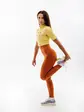 Футболка тренувальна Nike W NSW TOP SS RIB SU, жовтий