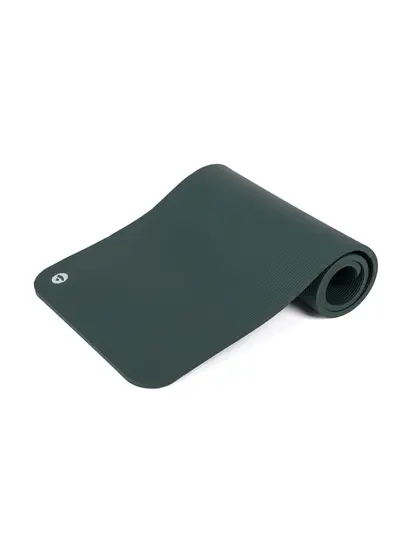 Килимок для фітнесу та пілатесу Bodhi 185x60x1.5 см темно-зелений
