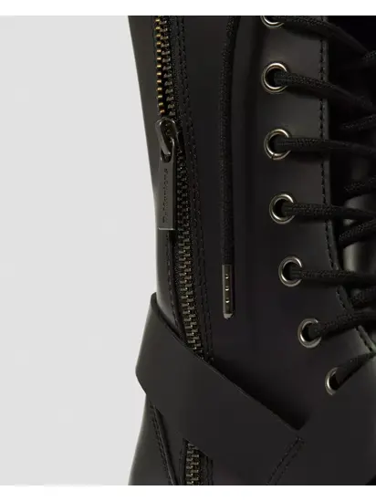 Черевики Dr. Martens Jadon Zip HI Stud Black Smooth