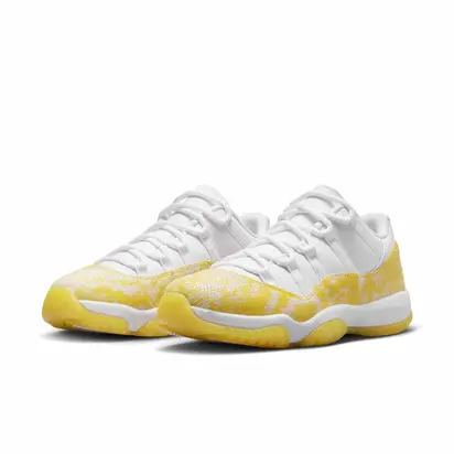 Кросівки W Air Jordan Air 11 Retro Low White/Yellow