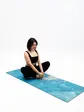Килимок для йоги замшевий Sitara Aqua Marble RAO 183×68×0.5 см