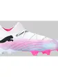 Бутси Puma, білий з рожевим