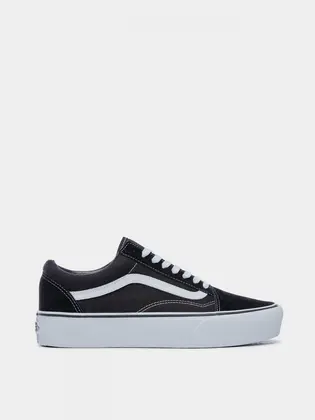 Кеди низькі Vans жін., чорний з білим
