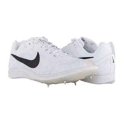 Шиповки Nike ZOOM RIVAL DISTANCE, білий з чорним