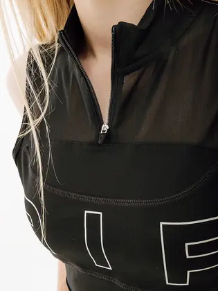 Топ Nike W NK DF AIR CROP TANK, чорний