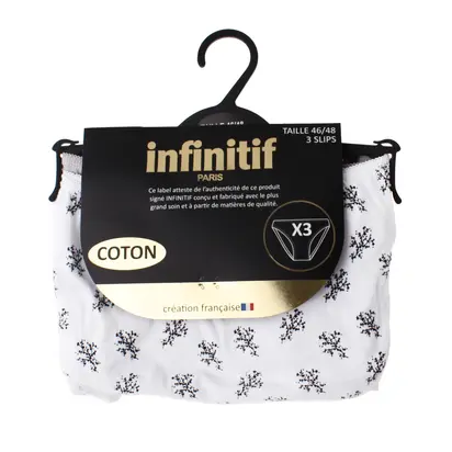 Труси Infinitif SLI SLIP F білий, темно-сірий, світло-сірий 46-48