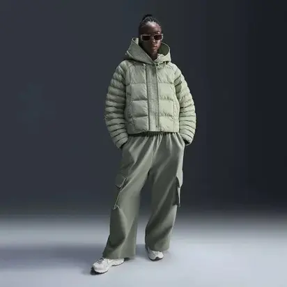 Куртка Nike W NSW ESSNTL PRIMA PUFFER, світло-зелений