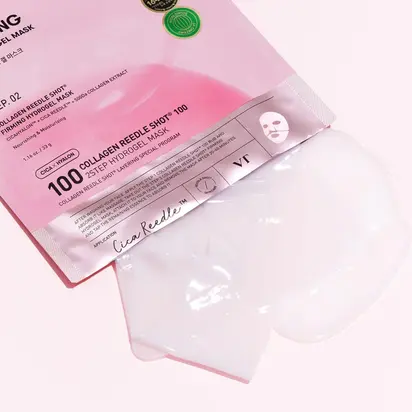 VT Cosmetics Зміцнююча гідрогелева маска з колагеном для обличчя - 1,5g + 33g