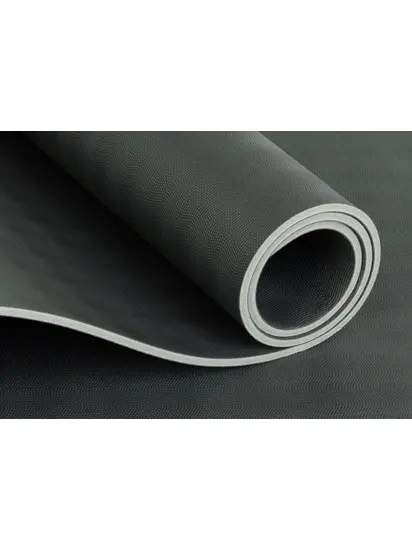 Килимок для йоги Bodhi Ecopro Diamond сірий 185x60x0.6 см