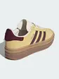 Кросівки Adidas Gazelle Bold, жовтий з бордовим