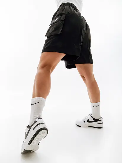Шорти Nike W NSW ESSNTL WVN HR SHORT, чорний