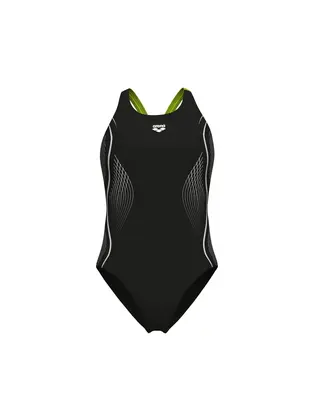 Купальник Arena GRID SWIMSUIT V BACK GRAPHIC