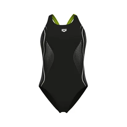 Купальник Arena GRID SWIMSUIT V BACK GRAPHIC