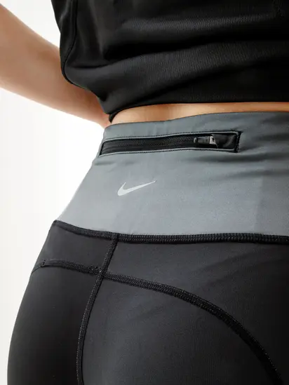 Лосини Nike W NK DF FST MR 7/8 TGHT SNL NV, чорний