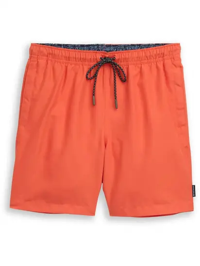 Шорти для плавання swim shorts with drawstring Tom Tailor M Червоний