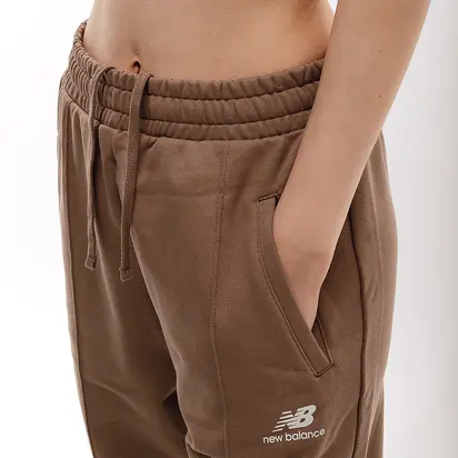 Штани New Balance Athletics Pearl, коричневий