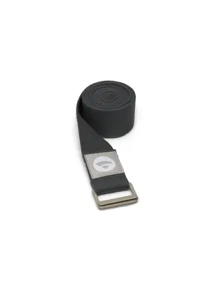 Ремінь для йоги Padma XL Bodhi антрацит 305×4.5 см
