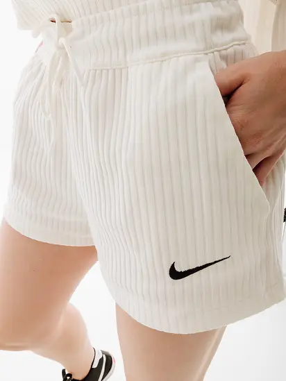 Шорти Nike W NSW RIB JRSY SHORT, бежевий