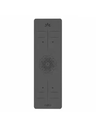 Килимок для йоги Ganesh Align Amber Black 183×61×0.4 см