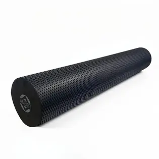 Масажний ролик для спини та МФР Foam Roller Amber Point 90×15 см чорний