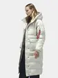 Куртка Alpha Industries SIERRA LONG PUFFER W, молочний
