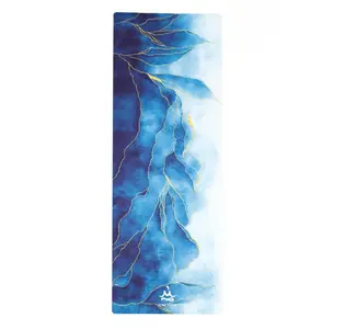 Килимок для йоги замшевий Sitara Midnight Marble RAO 183×68×0.3 см