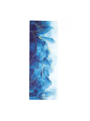Килимок для йоги замшевий Sitara Midnight Marble RAO 183×68×0.3 см