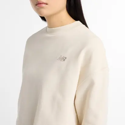 Кофта жіночий New Balance Coastal Fleece Beige L