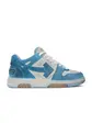 Кросівки Off-White OOO Low Out Of Office Suede White Light Blue