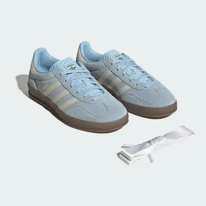Кросівки Adidas Gazelle, блакитний з білим