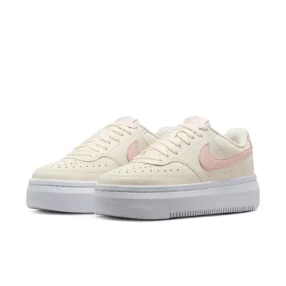 Кросівки Nike W COURT VISION ALTA, бежевий з рожевим