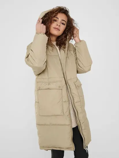 Пальто ONLGABI OVERSIZED LONG COAT OTW NOOS ONLY M Бежевий