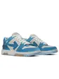Кросівки Off-White OOO Low Out Of Office Suede White Light Blue