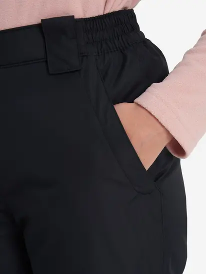 Штани утеплені гірськолижні Women's pants with suspenders Glissade Чорний