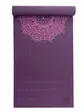 Килимок для йоги Leela Mandala Bodhi баклажан — баклажанова мандала 183x60x0.45 см