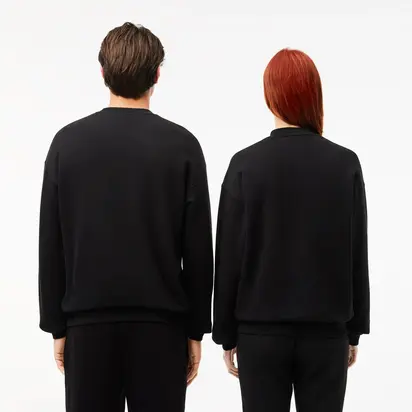 Світшот унісекс Lacoste Loose Fit Badge Black