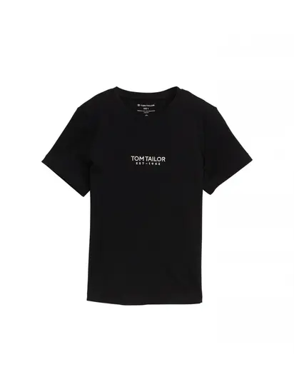 Футболка women's T-shirt Tom Tailor XS Чорний