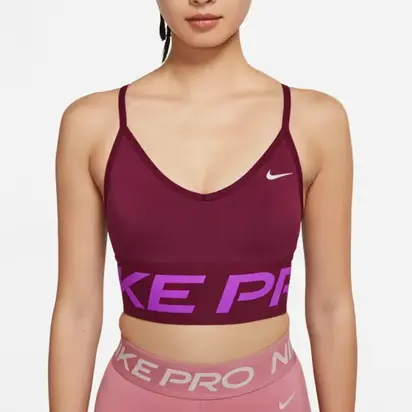 Топ Nike W NK INDY PRO CN LONG LINE BRA