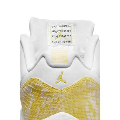 Кросівки W Air Jordan Air 11 Retro Low White/Yellow