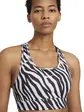 Топ Nike SWOOSH ICONCLASH BRA SP21, чорний з білим
