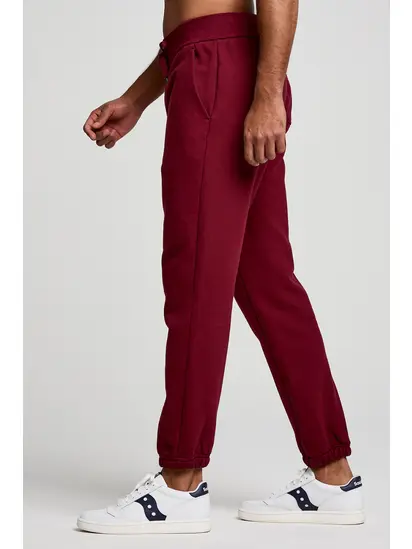 Штани Saucony RECOVERY SWEATPANT, бордовий