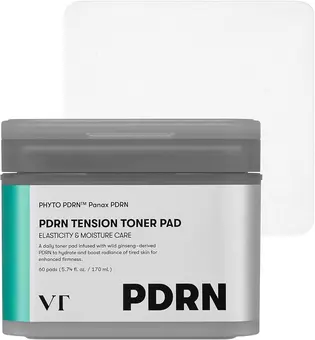 VT Cosmetics Тонер-пади з PDRN для пружності та глибокого зволоження шкіри 170 мл / 60 шт