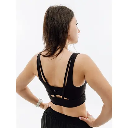 Топ Nike W NK ALATE ELLIPSE LL BRA, чорний