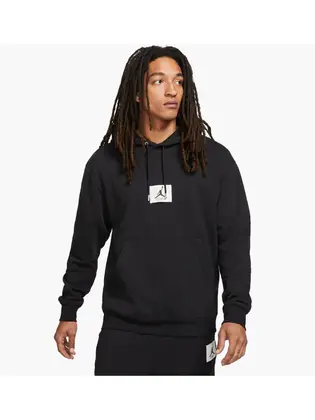 Костюм Jordan Essentials Fleece Hoodie Black Flight Fleece Pants Black