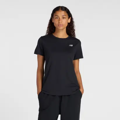 Футболка Heathertech New Balance L Чорний