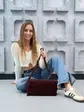 Замшева жіноча сумка «Virginia» бургунді