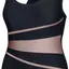 Купальник закритий для ок AqUnder Armour Speed Swimsuit STELLA LADY 62956 чорний, золотистий 36 (299