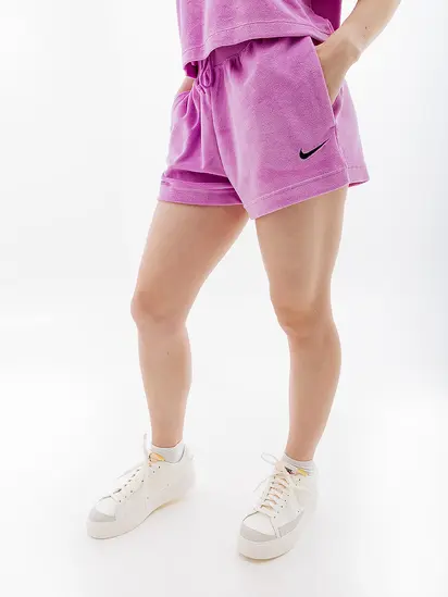 Шорти Nike W NSW TRRY SHORT MS, фіолетовий