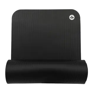 Килимок для фітнесу та пілатесу Bodhi 185x60x1.5 см чорний